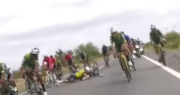 Video: tremenda caída de un ciclista en la Doble Chepes