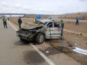 Dos personas pierden la vida y tres resultan heridas en un accidente en la carretera La Paz Oruro