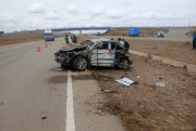 Dos fallecidos y tres heridos tras vuelco de vehículo en la carretera La Paz–Oruro