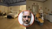 Revelan nuevas imágenes de la isla privada de Jeffrey Epstein: Tenía sillones, máscaras