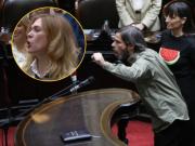 El fuerte cruce entre Lemoine y Del Caño en la jura de Diputados