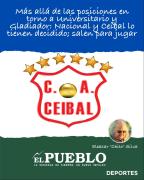 Más allá de las posiciones en torno a Universitario y Gladiador: Nacional y Ceibal lo tienen decidido; salen para jugar ‣ Eleazar José Silva