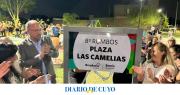Rivadavia inauguró las obras que transformaron un baldío en una plaza en el barrio Rumbos