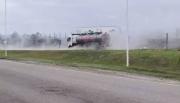 Un camión cisterna derramó ácido clorhídrico y obligó a una alerta máxima en Rosario de la Frontera