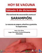 Situación epidemiológica y prevención del sarampión