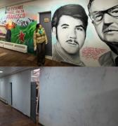 Familia de Francisco Bettancourt tras vandalización en la Umag: “La historia no se puede destruir borrando un mural”
