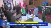Posesionan a nuevos directores y comandantes departamentales de la Policía