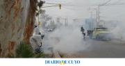 En Sarmiento, continúan con la lucha contra el dengue: operativos rotativos de fumigación en la villa cabecera