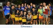 Mirá quiénes participaron de una nueva edición de Santa Lucía corre de noche