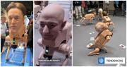 Perros-robot de Elon Musk, Jeff Bezos y Andy Warhol defecan obras de arte en espeluznante viral
