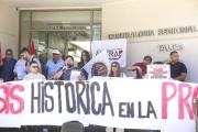 Manifestaciones de trabajadores de instituciones de protección especializada llegaron a Contraloría Regional