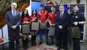 Jóvenes de colegio San ignacio de talca recibieron galardones como vencedores De xvii versión de olimpiadas De actualidad