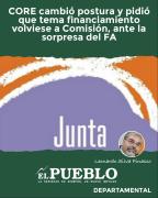 La Junta devuelve a Comisión el crédito de 60 millones