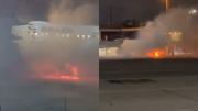 Un incendio provocó la evacuación urgente de un avión durante el embarque de pasajeros en San Pablo
