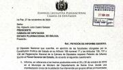 Diputado Andrés Medina solicita informe al Fiscal General sobre hechos violentos de 2019 en Montero
