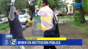 Presuntos ‘regantes’ son sorprendidos consumiendo alcohol en predios de la Gobernación de Cochabamba
