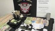 Operación Cleaning: seis detenidos en allanamientos y la incautación de droga, dinero en efectivo y dispositivos electrónicos