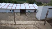 Quebrada del Toro: Un alud afectó el edificio de la escuela albergue de Pascha