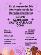 Grupo Alzheimer Salto /Impulsa una jornada para reflexionar sobre Derechos