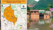 Senamhi lanza alerta naranja ante riesgo de desborde de ríos en cinco departamentos