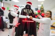 Personajes de Star Wars llegaron al INSN San Borja para donar sangre para los niños