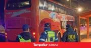 Operativo de control e identificación en la terminal de ómnibus