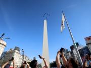 Así fue el vuelo de los aviones de combate F-16 en Buenos Aires y Córdoba: siete minutos de show y rugido a 700 km/h