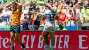 Contundente triunfo de Los Pumas 7s a Australia en el Circuito Mundial de Sudáfrica