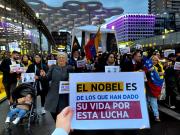 “El Nobel es nuestro”: Miles de venezolanos se movilizan en el exterior para respaldar el Nobel de la Paz a María Corina Machado