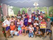 Santa llenó de alegría y magia las calles de Canoabo, en Bejuma