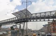 Techos en puentes peatonales de Bogotá; para qué son y por qué no cubren