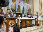 Rodrigo Paz participó en la misa central de Cotoca y llama a la unidad en Bolivia