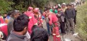 ACCIDENTE EN LOS YUNGAS DEJA OCHO FALLECIDOS Y SEIS HERIDOS