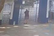 Clásico caliente: captan a un fanático haciendo un “ritual” en la puerta del estadio de Gimnasia