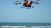 Paysandú comienza a utilizar drones desarrollados para vigilancia y salvamento de personas en las playas