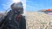 Así se vivió el vuelo de los F-16 desde la cabina: las imágenes inéditas que muestran su paso sobre Buenos Aires