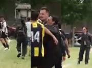 Denunciaron a una mujer por pegarle a un menor que jugaba al fútbol en una liga infantil