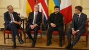 Los aliados europeos respaldan a Zelenski en Londres tras críticas de Trump