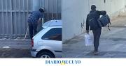 En fotos, así entraban a robar a un departamento de Capital y se llevaban un millonario botín