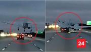 El VIDEO de avioneta chocando con auto en autopista de Florida, Estados Unidos