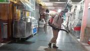 Se realizó un operativo integral de fumigación en el Mercado Unión