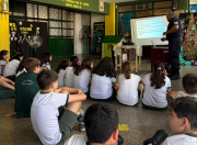 Jefatura de Salto /Taller sobre Redes Sociales y Protección de Datos Personales en el Colegio Santa Cruz