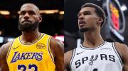 Los Lakers de LeBron reciben a los Spurs por los cuartos de la NBA Cup: se definen los semifinalistas