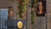 Hija de la opositora venezolana Machado recibe el Nobel de la Paz en su ausencia