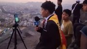 Pol Deportes, el adolescente peruano que se volvió viral al narrar desde un cerro la final de la Copa Libertadores y fue invitado a relatar un partido de la Champions del Real Madrid