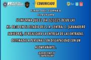 Así será la entrega de entradas para personas con discapacidad para la final