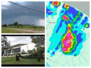 Tormentas de “clima subtropical” causaron caída de árboles y fuertes vientos en Uruguay