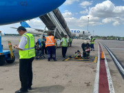 Cayó un elevador en el Aeropuerto de Ezeiza