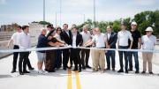 Kicillof inauguró el nuevo Puente Gogna sobre el Río Luján