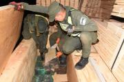Secuestraron más de tres toneladas de marihuana que eran trasladadas entre placas de maderas